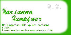 marianna humpfner business card